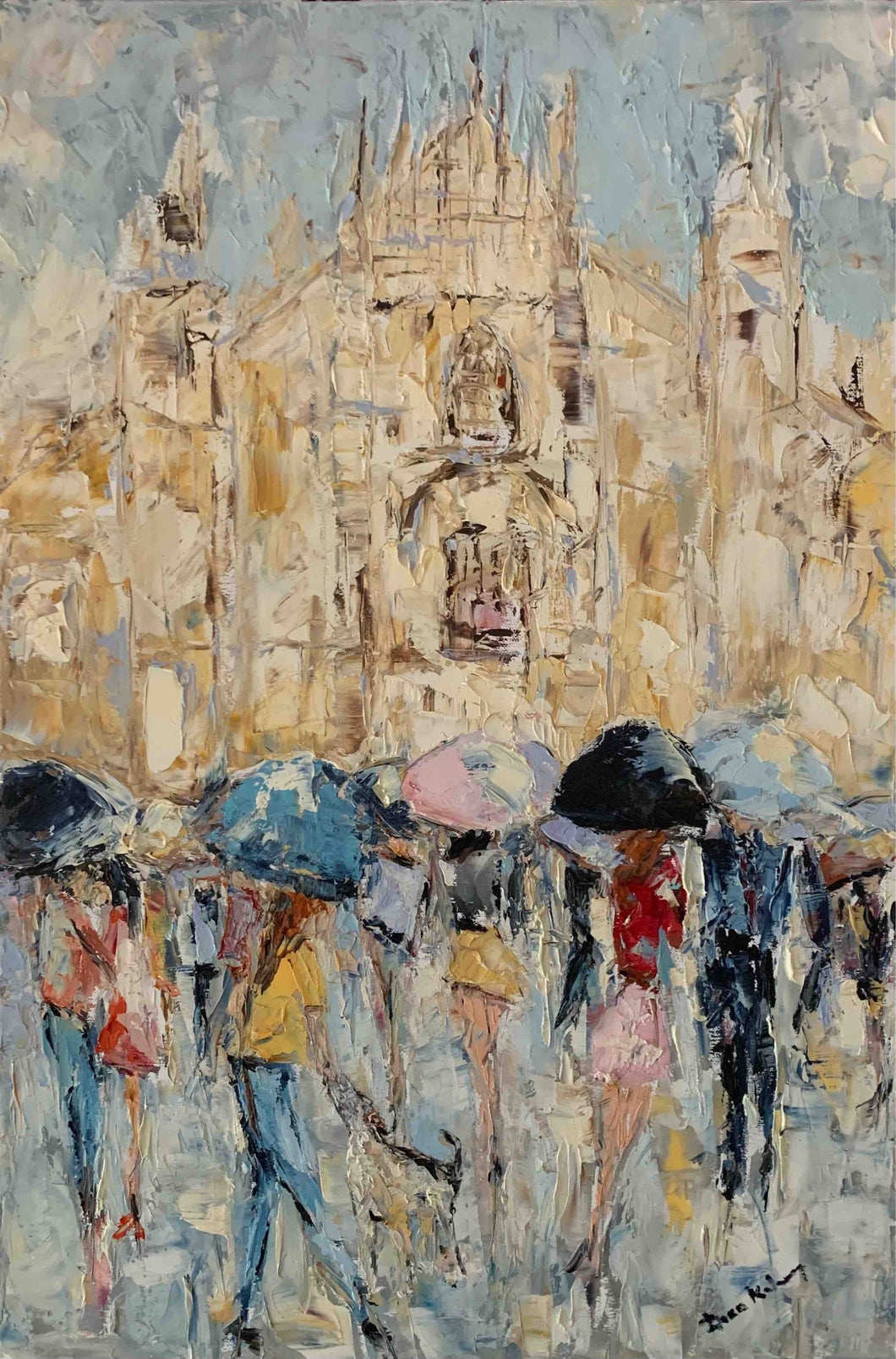 Dolce pioggia al Duomo di Milano